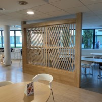 Claustra salle de convivialité