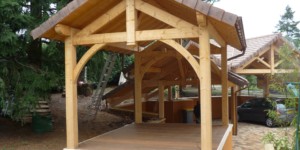 Abris voiture et auvent terrasse Lofoten