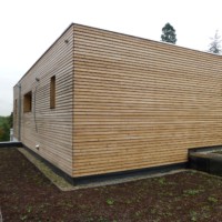 Bardage bois et couverture EPDM