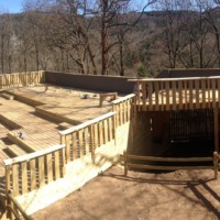 Gradins Parc de Courzieu made with Lofoten