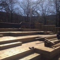 Gradins Parc de Courzieu made with Lofoten