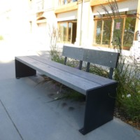 Banc parc fabriqué par Lofoten