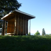 Kiosque en bois fabriqué par Lofoten