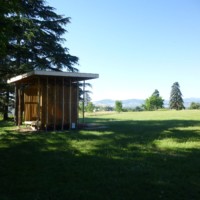 Kiosque en bois fabriqué par Lofoten