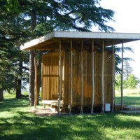 Kiosque en bois fabriqué par Lofoten