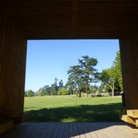 Kiosque en bois fabriqué par Lofoten