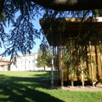 Kiosque en bois fabriqué par Lofoten