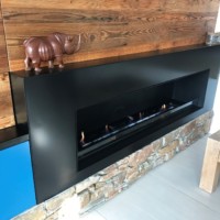 Salon et bibliothèque made with Lofoten