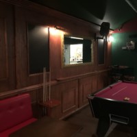 Red House Pub made with Lofoten