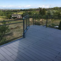 Terrasse en lames composite