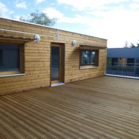 Locaux professionnels Ossature Bois - Terrasse