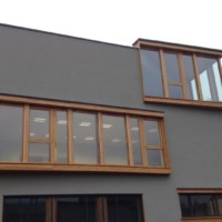 Menuiserie extérieures bois groupe scolaire made with Lofoten