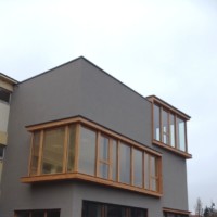 Menuiserie extérieures bois groupe scolaire made with Lofoten