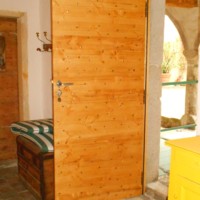 Porte d'entrée bois made with Lofoten