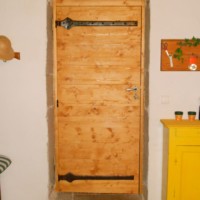 Porte d'entrée bois made with Lofoten